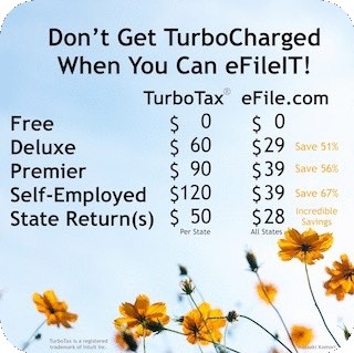 Compare Free Efile Com Returns With Turbotax H R Block Etc