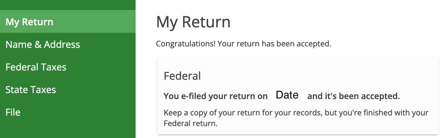 Filing Your Return